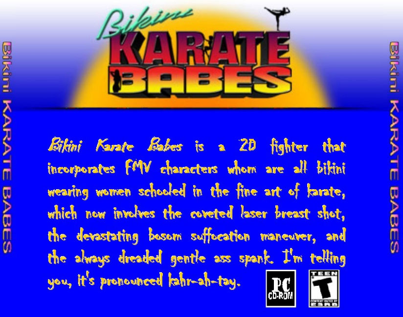 Bikini Karate Babes - zadn CD obal