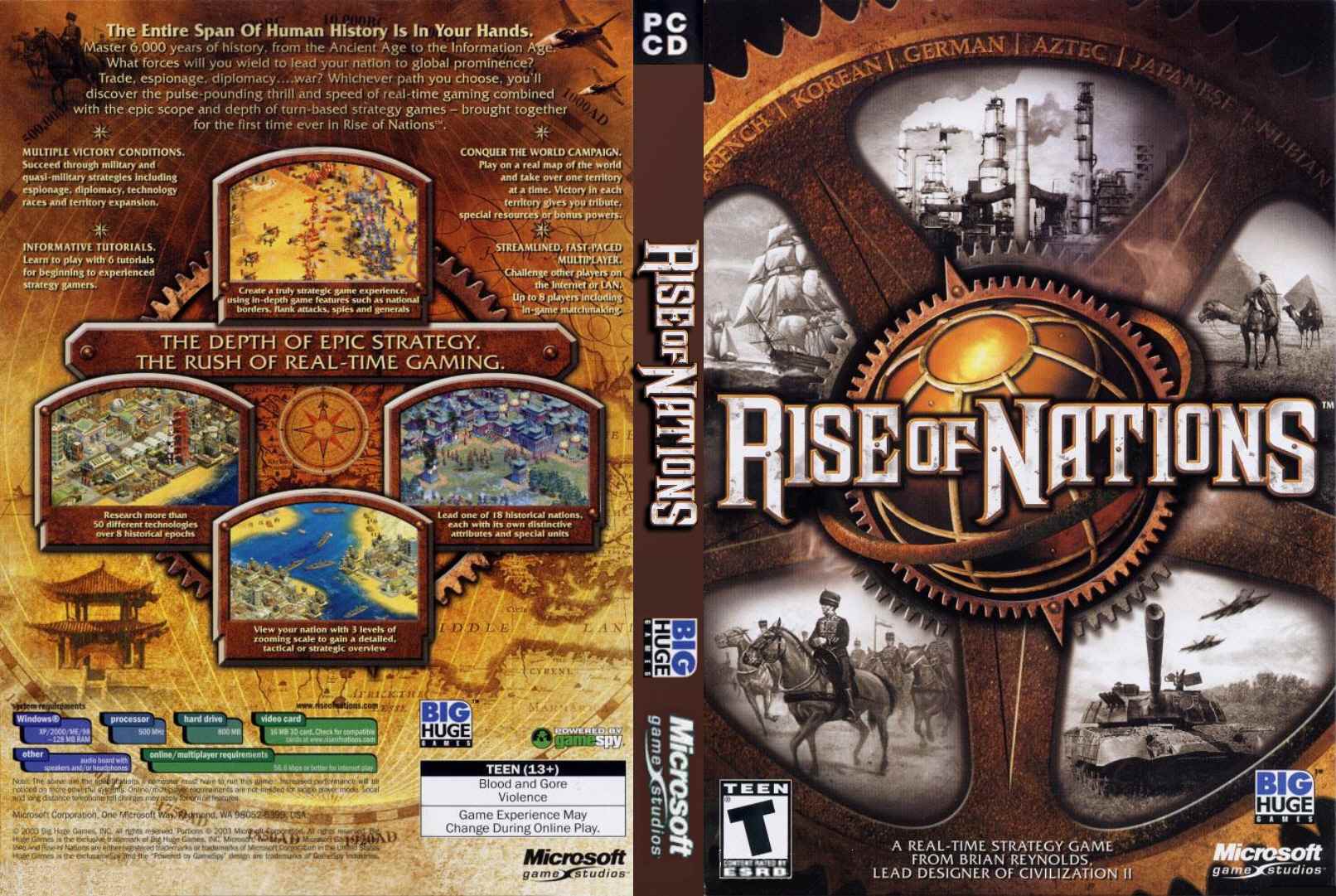 Rise of Nations - DVD obal