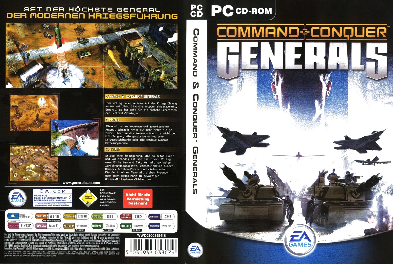Command & Conquer: Generals - DVD obal
