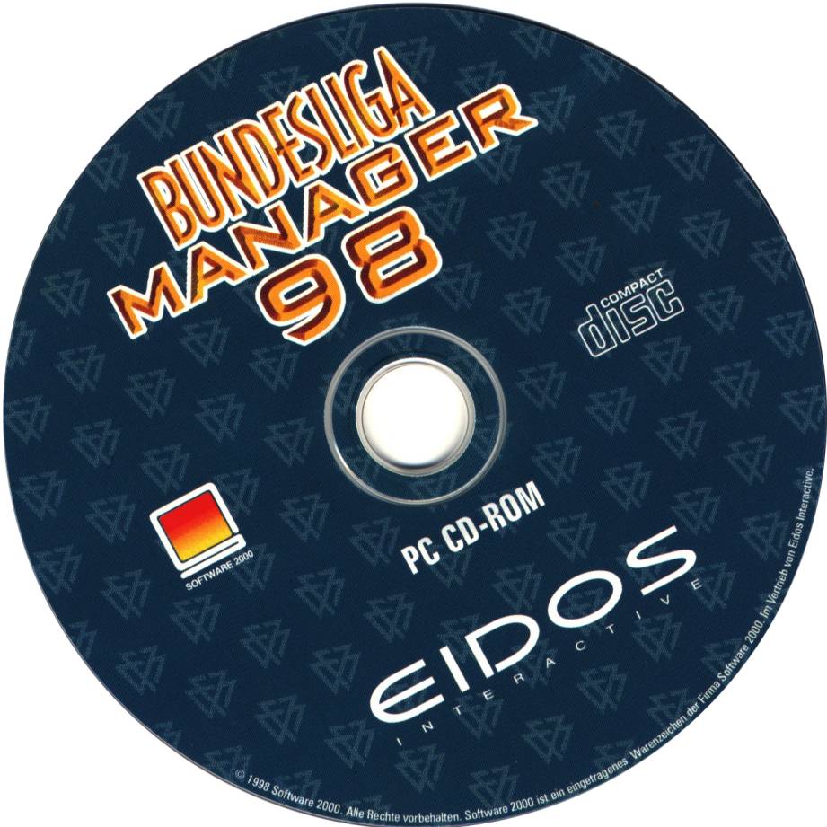 Bundesliga Manager 98 - CD obal