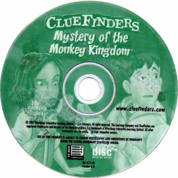 Clue Finders: Mystery of The Monkey Kindom - CD obal
