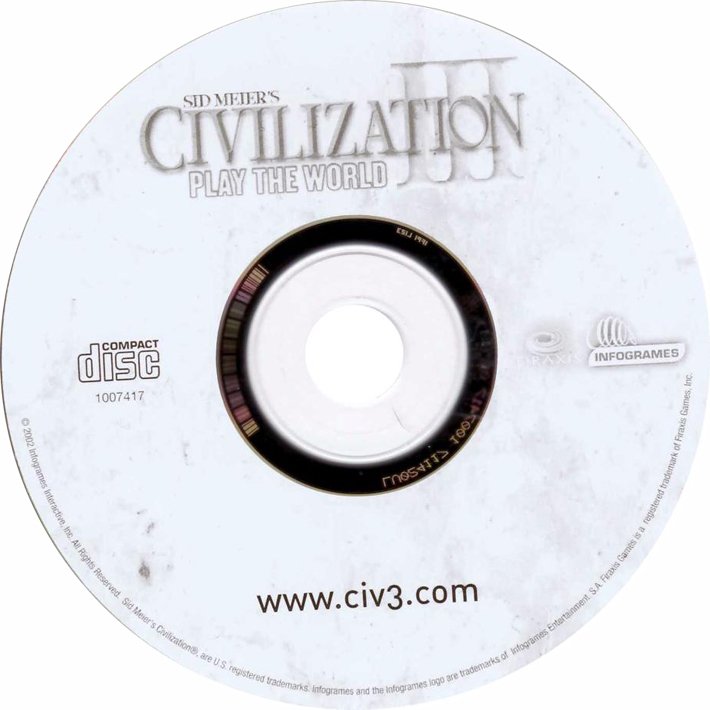 Civilization 3: Play the World - CD obal