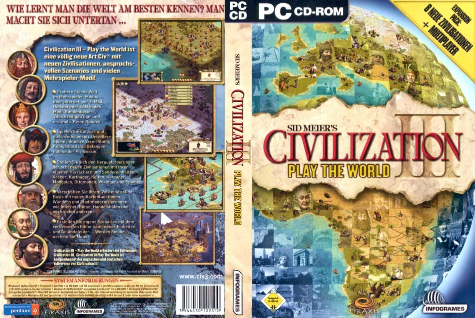 Civilization 3: Play the World - DVD obal