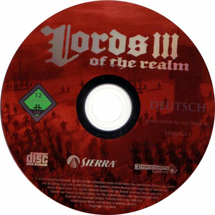 Lords of the Realm 3 - CD obal