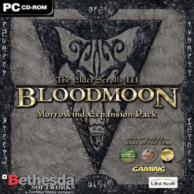 The Elder Scrolls 3: Bloodmoon - predn CD obal