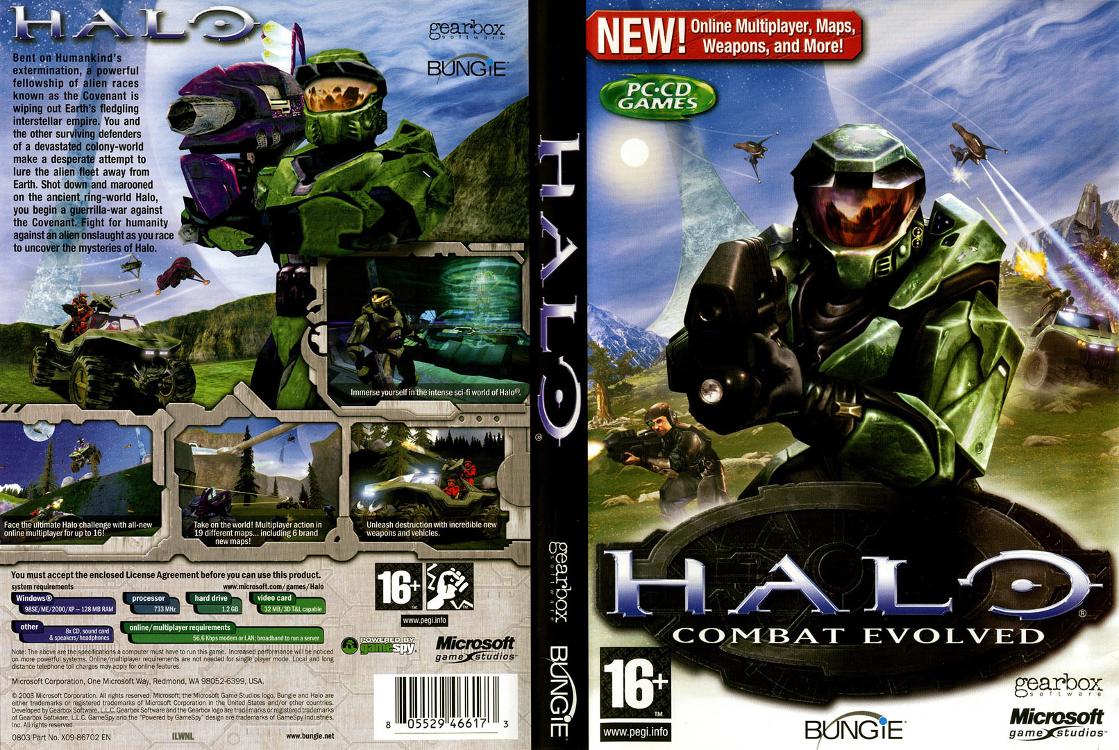 Halo: Combat Evolved - DVD obal