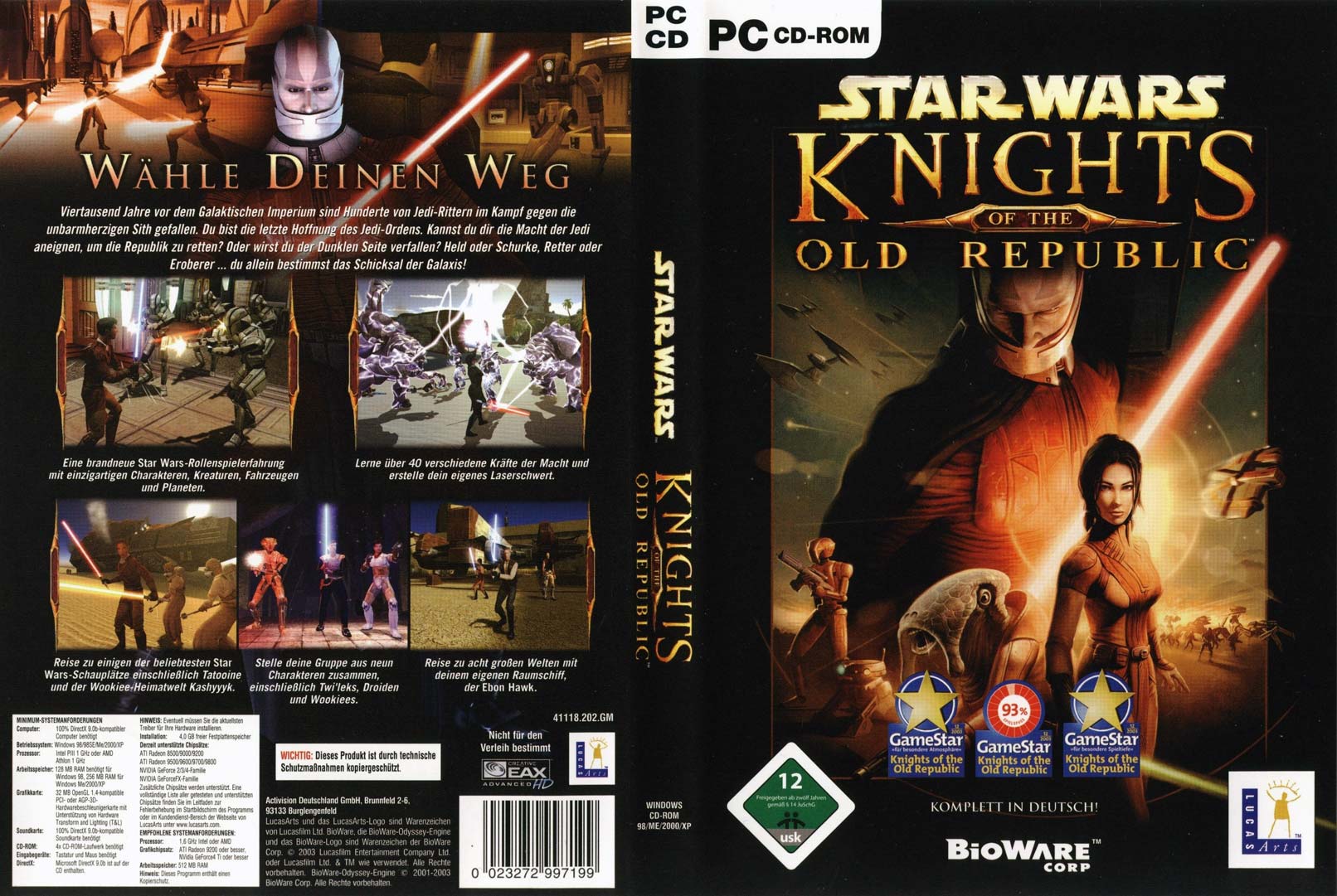 Star Wars: Knights of the Old Republic - DVD obal