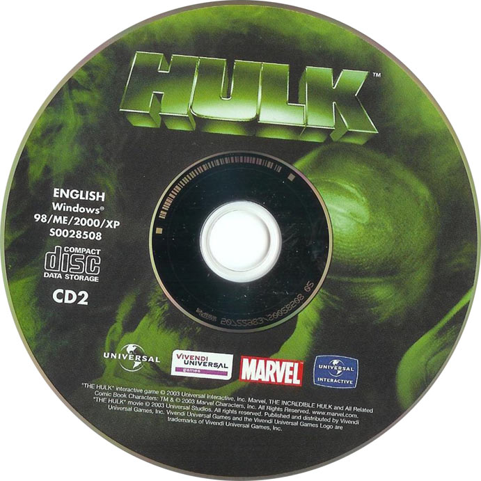 The Hulk - CD obal 2