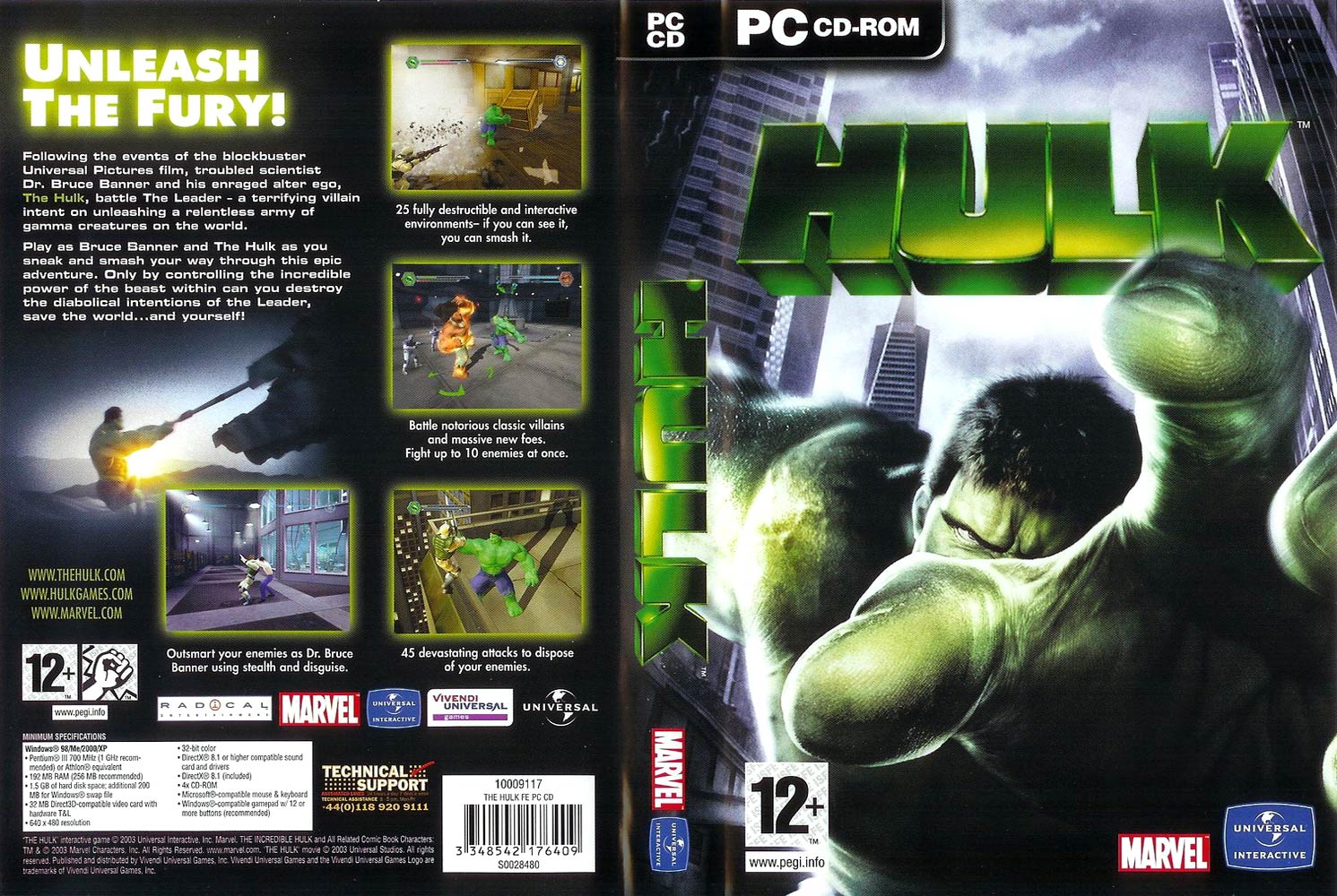 The Hulk - DVD obal