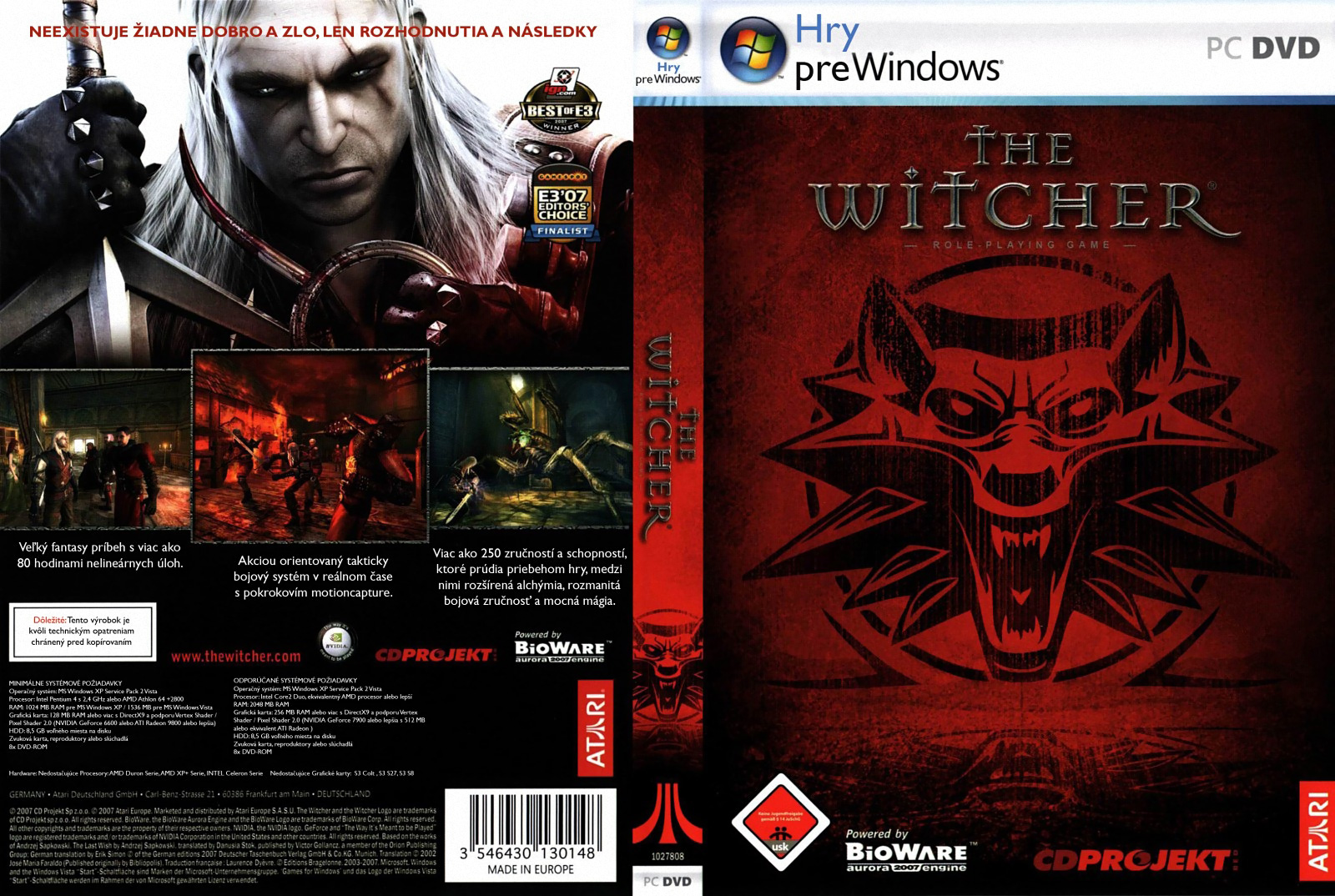 The Witcher - DVD obal 3