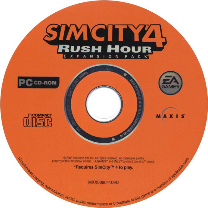 SimCity 4: Rush Hour - CD obal