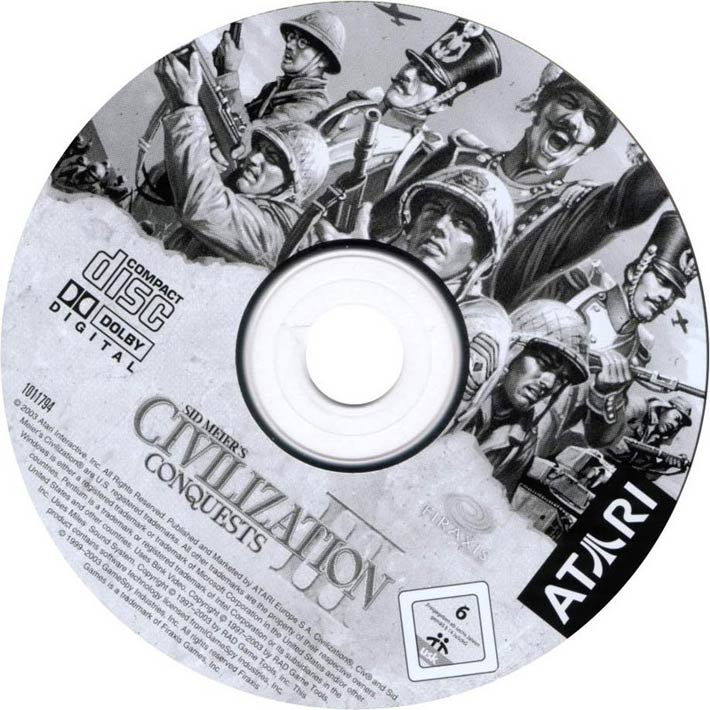 Civilization 3: Conquests - CD obal