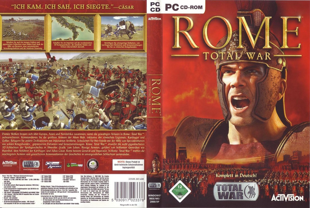 Rome: Total War - DVD obal