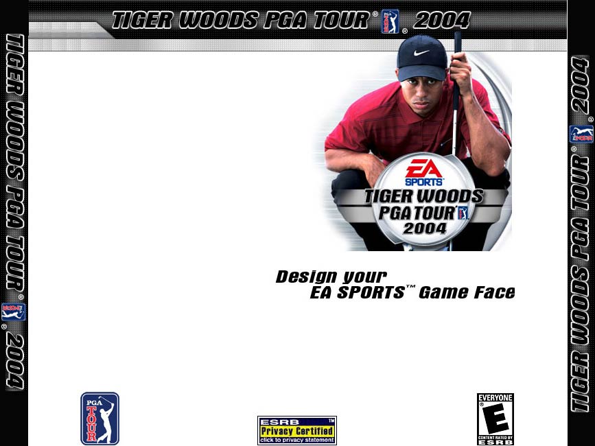 Tiger Woods PGA Tour 2004 - predn CD obal