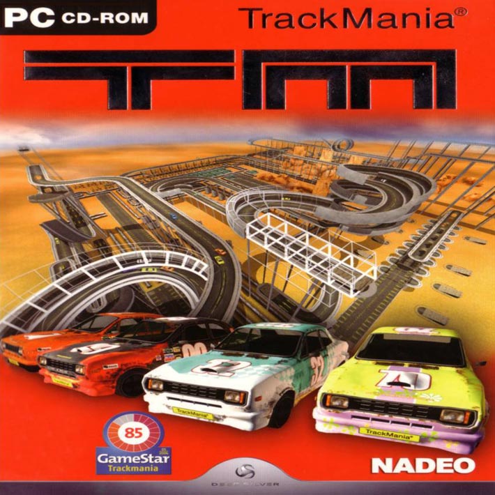TrackMania - predn CD obal