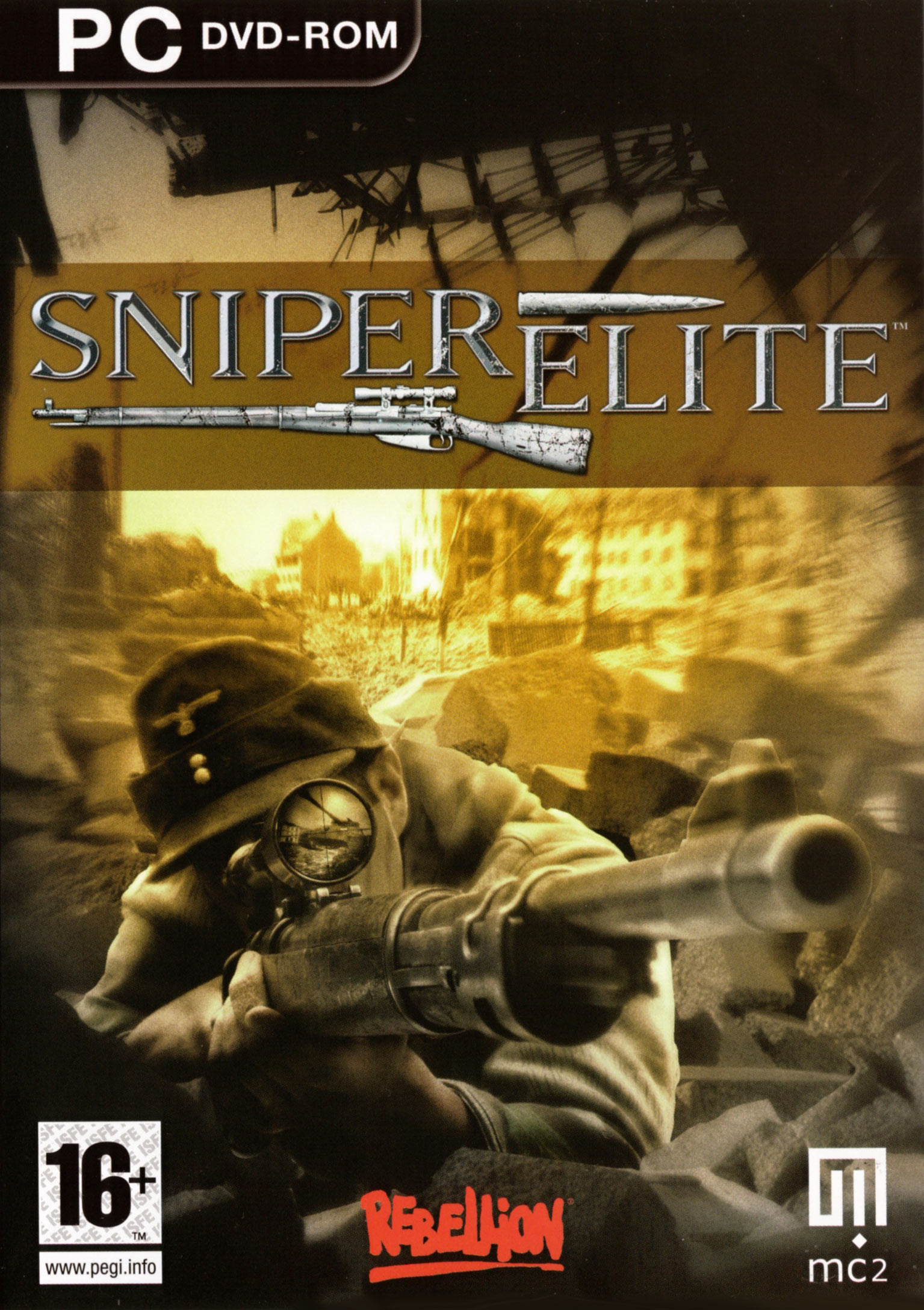 Sniper Elite - predn DVD obal