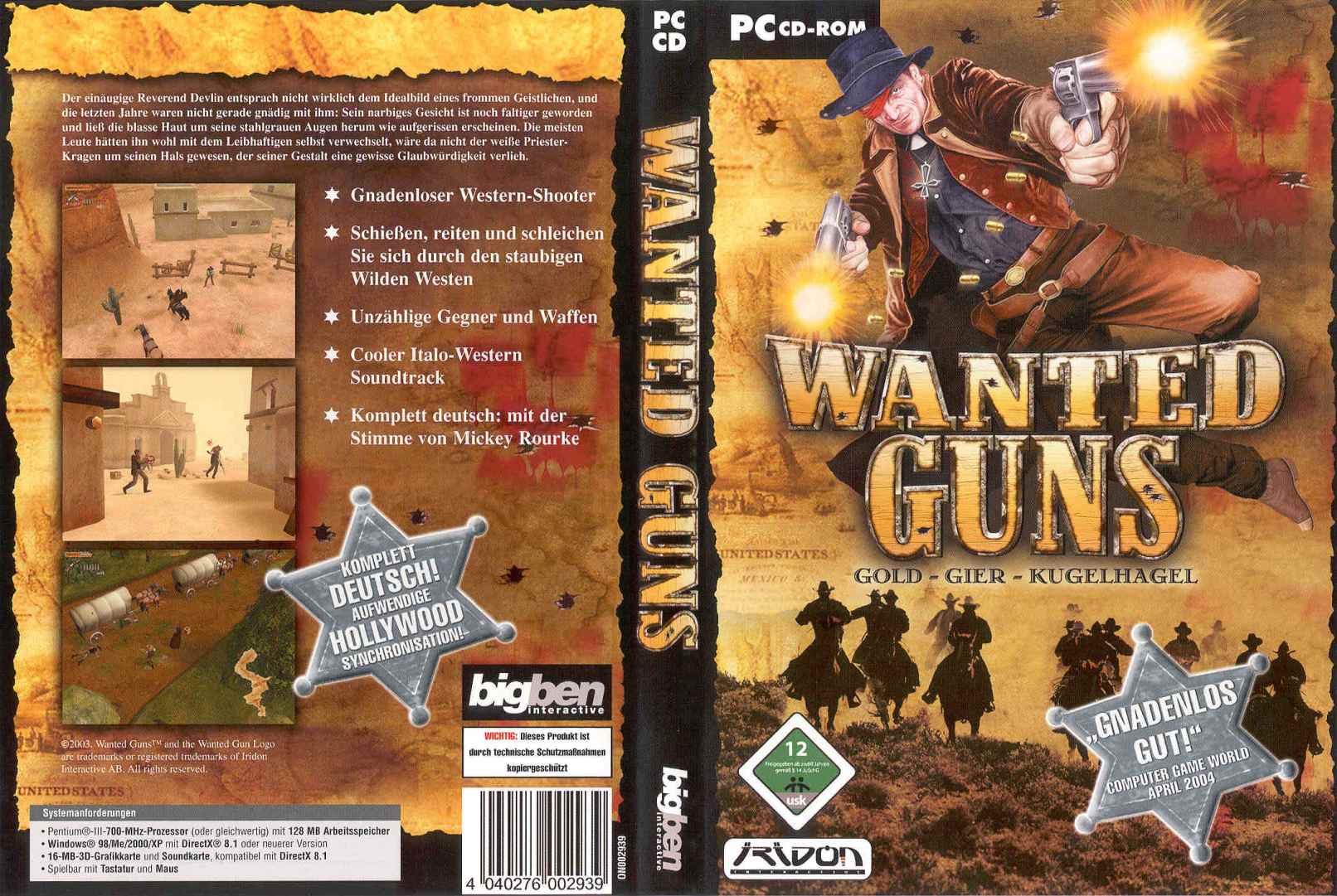 Wanted Guns - DVD obal