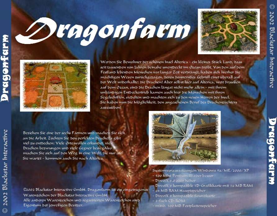 Dragonfarm - zadn CD obal