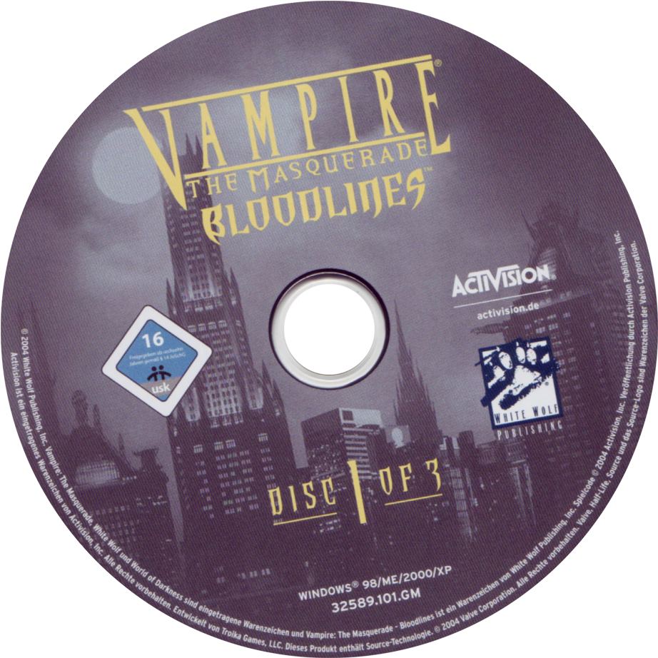 Vampire: The Masquerade - Bloodlines - CD obal