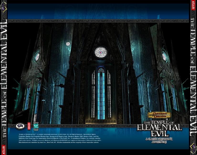 Temple of Elemental Evil - A Classic Greyhawk Adventure - zadn CD obal