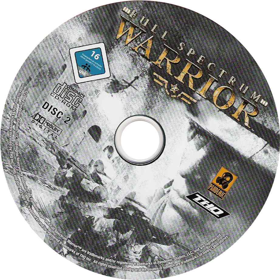 Full Spectrum Warrior - CD obal 2
