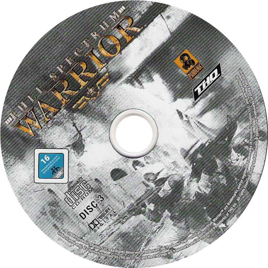 Full Spectrum Warrior - CD obal 3