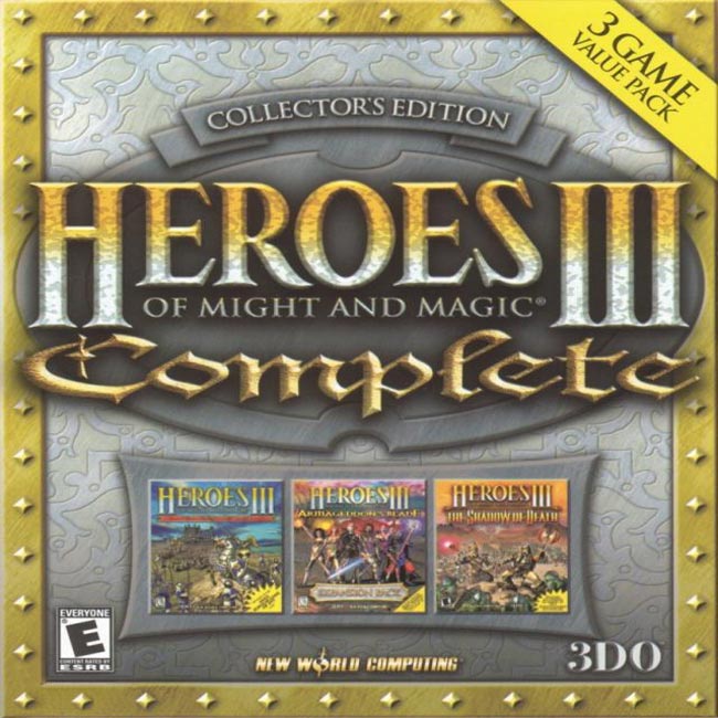 Heroes of Might & Magic 3: Complete - Collector's Edition - predn CD obal