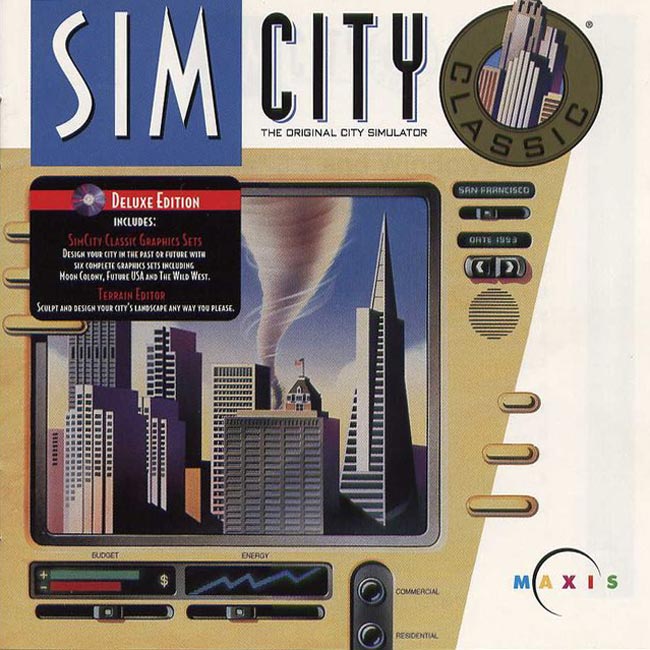SimCity Classic: Deluxe Edition - predn CD obal