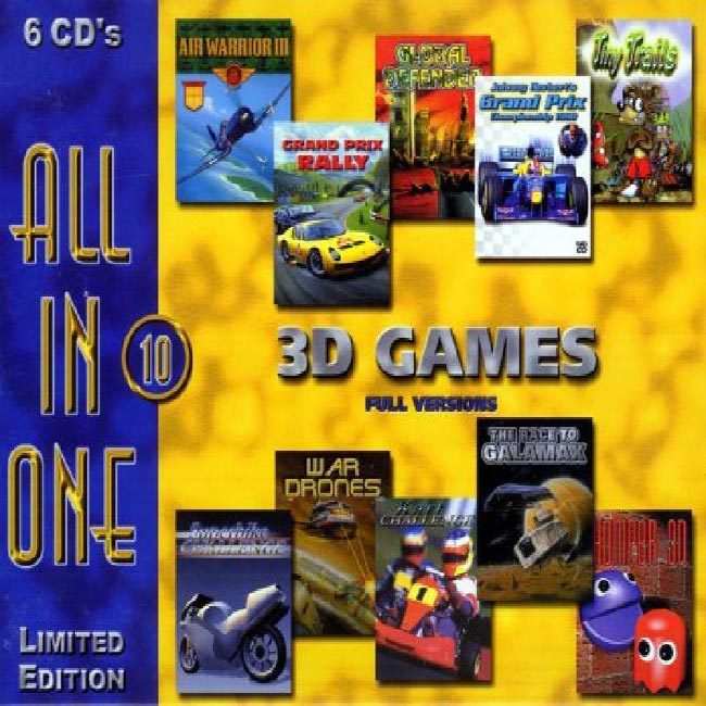 All in One: 3D Games - predn CD obal