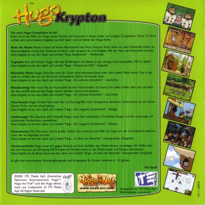 Hugo: Krypton - predn vntorn CD obal