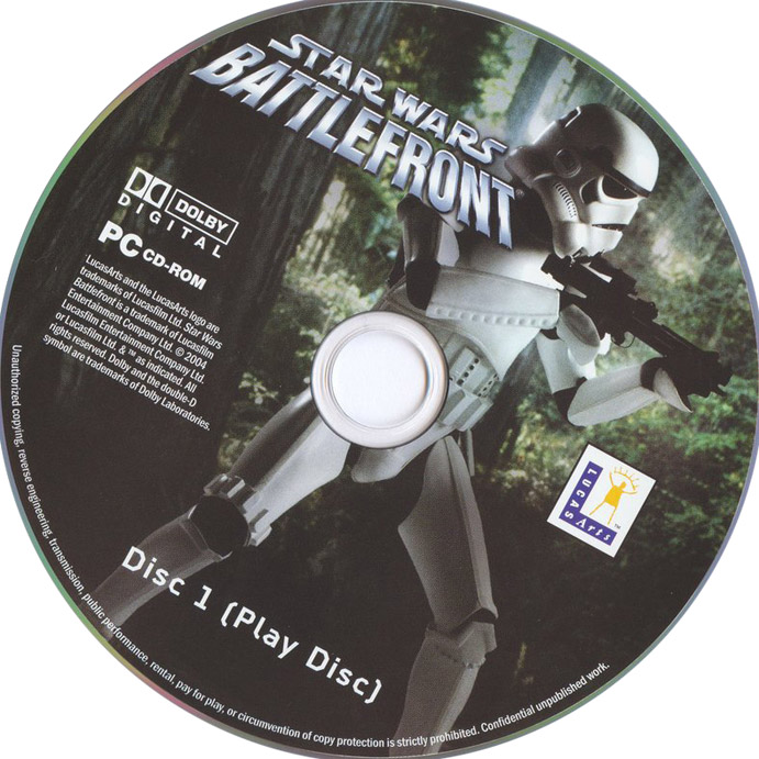 Star Wars: BattleFront (2004) - CD obal