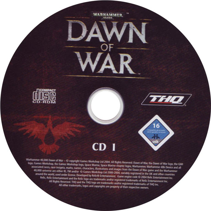 Warhammer 40000: Dawn of War - CD obal