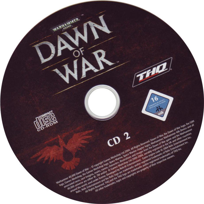 Warhammer 40000: Dawn of War - CD obal 2