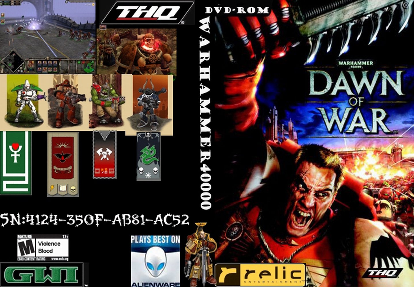 Warhammer 40000: Dawn of War - DVD obal