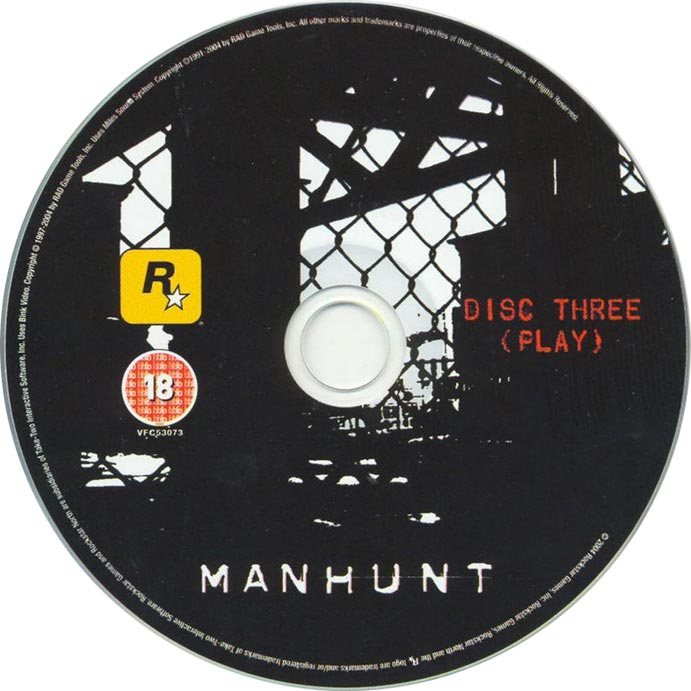 Manhunt - CD obal 3