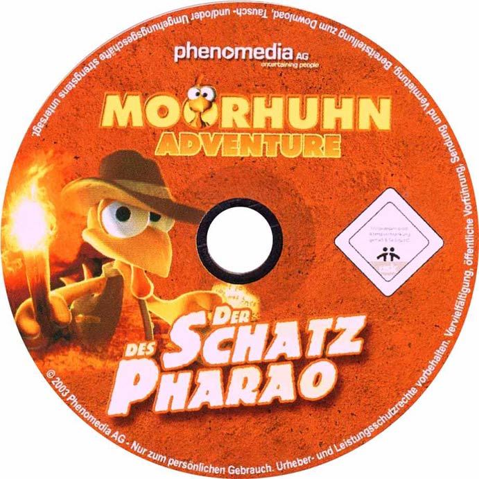 Moorhuhn Adventure - Der Schatz des Pharao - CD obal