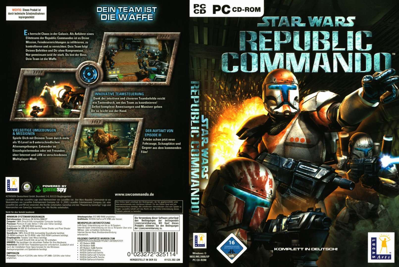 Star Wars: Republic Commando - DVD obal