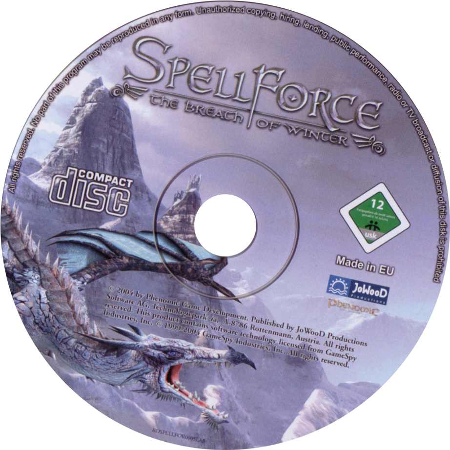 SpellForce: The Breath of Winter - CD obal