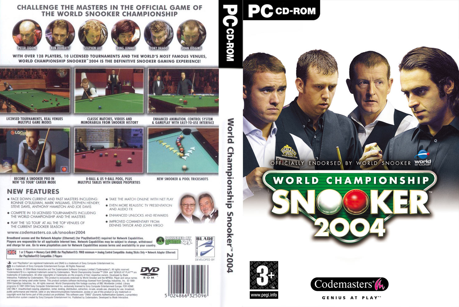 World Championship Snooker 2004 - DVD obal
