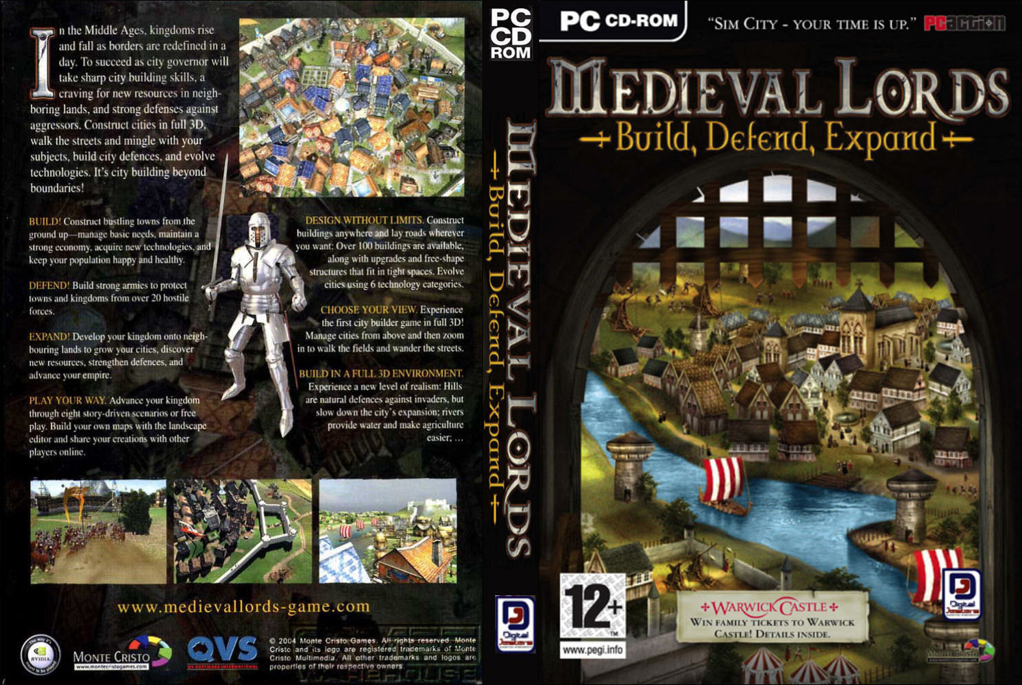 Medieval Lords: Build, Defend, Expand - DVD obal