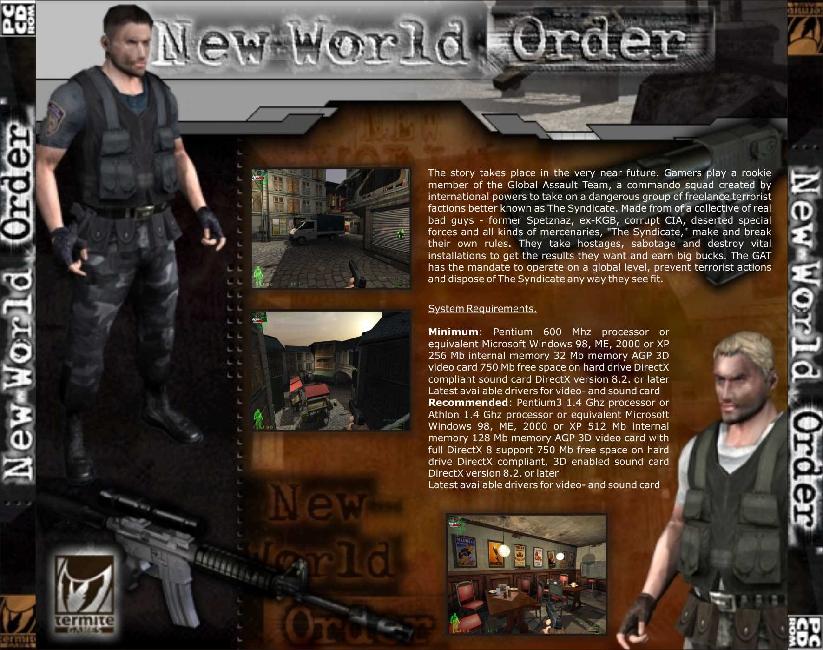New World Order - zadn CD obal 2