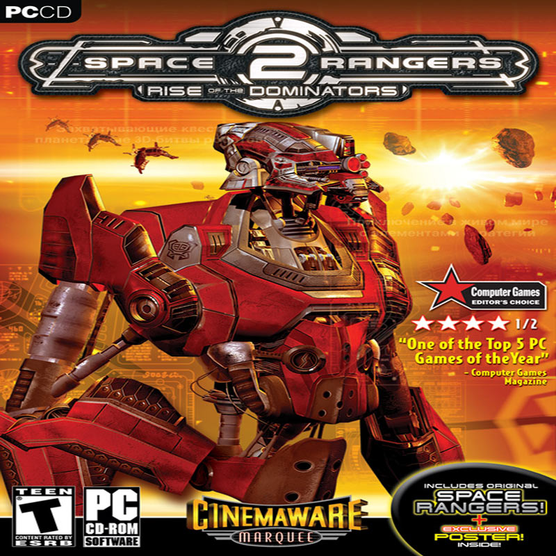 Space Rangers 2: Rise Of The Dominators - predn CD obal
