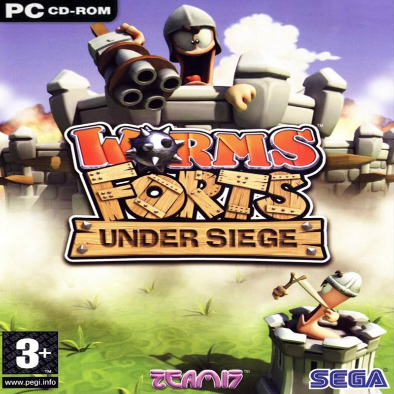 Worms: Forts Under Siege - predn CD obal