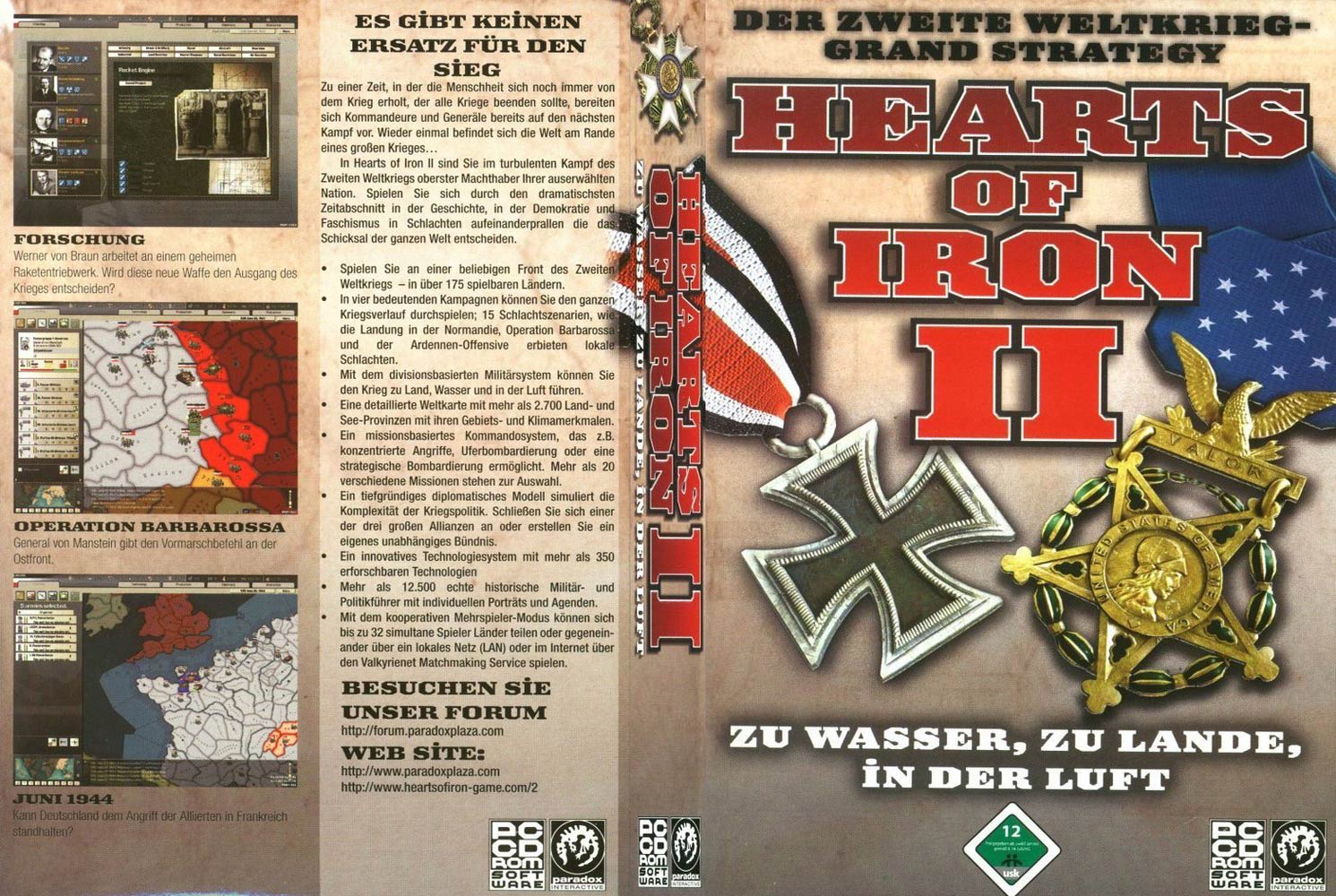 Hearts of Iron 2 - DVD obal