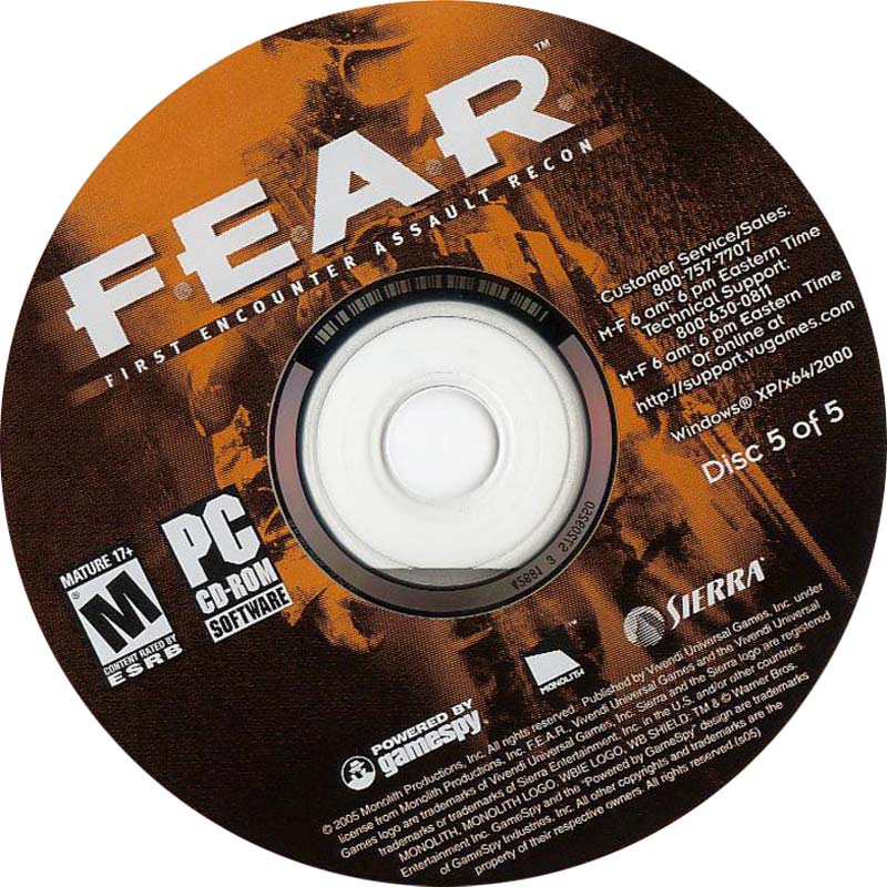 F.E.A.R. - CD obal 7