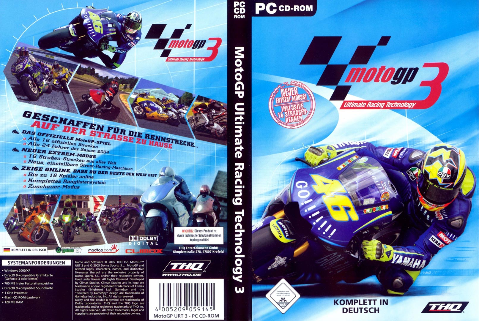 Moto GP - Ultimate Racing Technology 3 - DVD obal