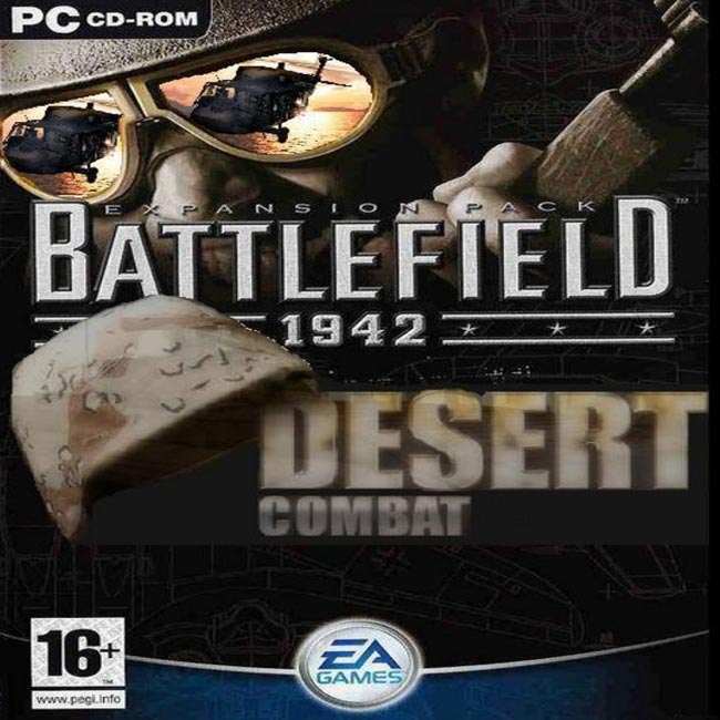 Battlefield 1942: Desert Combat - predn CD obal
