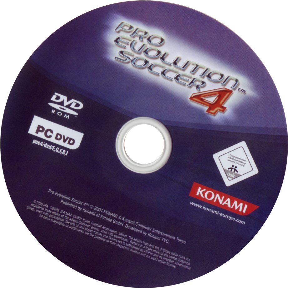 Pro Evolution Soccer 4 - CD obal