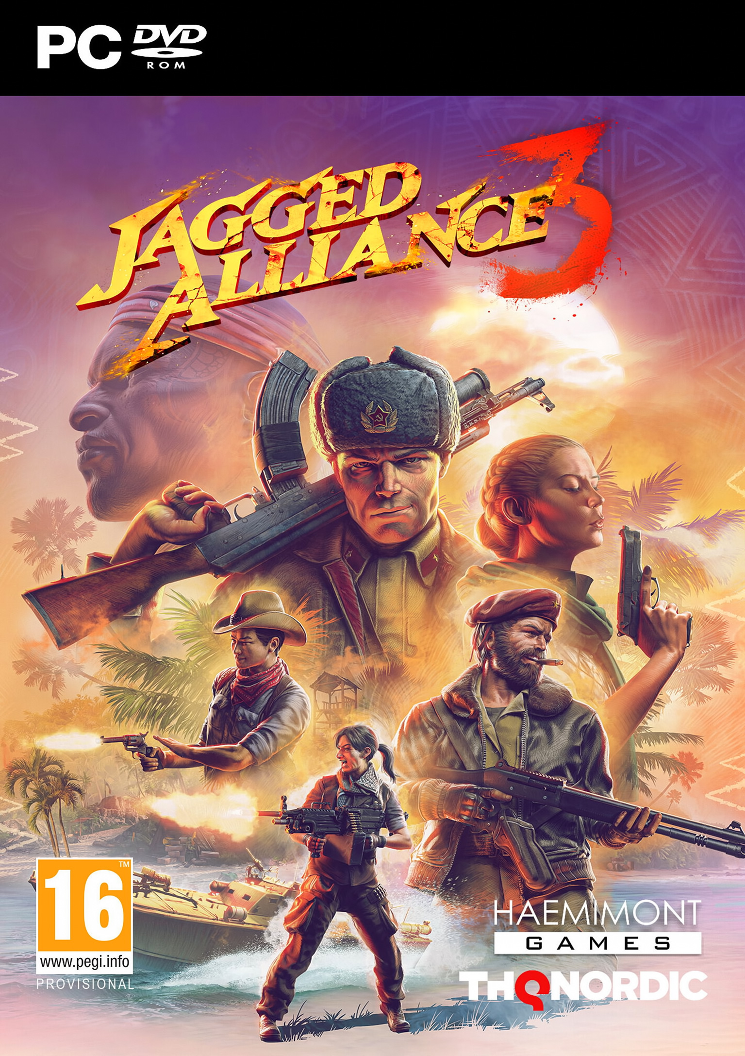 Jagged Alliance 3 - predn DVD obal