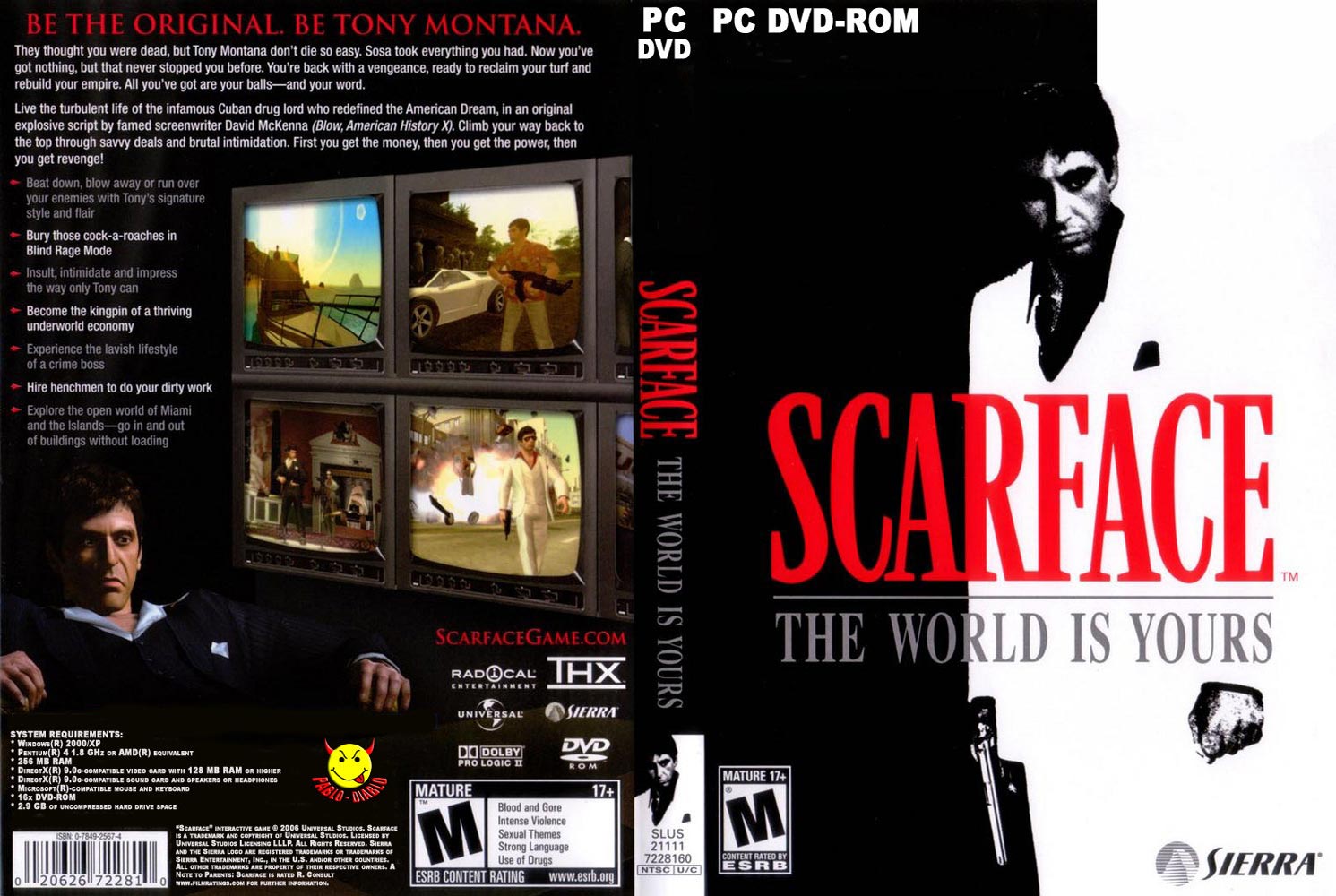 Scarface: The World Is Yours - DVD obal